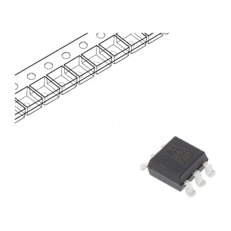 Optotriac 5kV pentru comutare în zero Gull Wing, 6 Canale, Circuit de Comutare Profesional | Electronic-mag.ro | Componente Elec