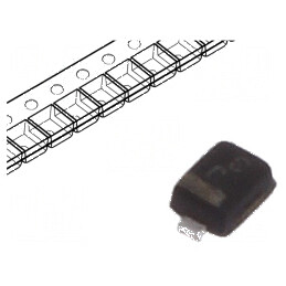 Diodă TVS 0,15W 4,8V 1A Unidirecțională SOD923 - Rola/Bandă pentru Protecție Electromagnetică | Electronic-mag.ro | Componente E