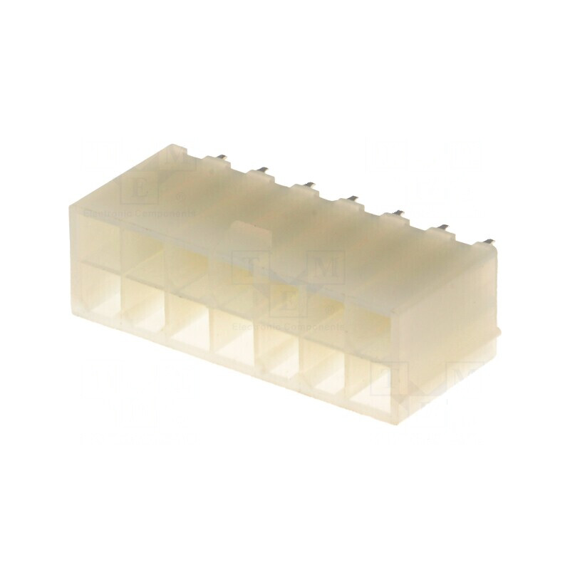Conector cablu-placă soclu tată N42G 4,2mm PIN 14 THT 600V - Componentă electronică de înaltă calitate | Electronic-mag.ro | Com Conector cablu-placă soclu tată N42G 4,2mm PIN 14 THT 600V - Componentă electronică de înaltă calitate | Electronic-mag.ro | Com