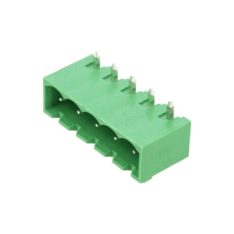Regletă de conexiuni deconectabilă 5mm cu 5 piste, unghi 90° pentru aplicații electrice | Electronic-mag.ro | Componente Electro Regletă de conexiuni deconectabilă 5mm cu 5 piste, unghi 90° pentru aplicații electrice | Electronic-mag.ro | Componente Electro