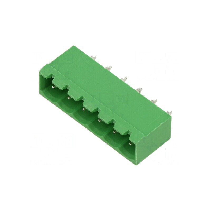 Regletă de Conexiuni Deconectabilă 5,08mm cu 6 Piste Drept Tată - Componente Electrice Profesionale | Electronic-mag.ro | Compon
