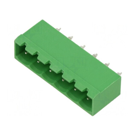 Regletă de Conexiuni Deconectabilă 5,08mm cu 6 Piste Drept Tată - Componente Electrice Profesionale | Electronic-mag.ro | Compon
