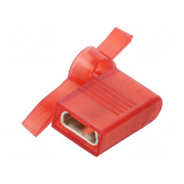 Terminal plat 6,3mm mamă 0,8mm pentru cablu 0,5÷1mm² - crimpare profesională | Electronic-mag.ro | Componente Electronice