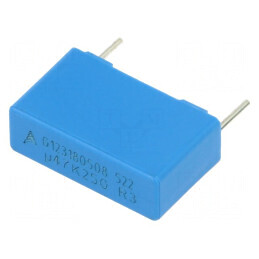 Condensator poliester 470nF 160VAC 250VDC 15mm ±10% THT - Componentă Electronică de Calitate Superioară | Electronic-mag.ro | Co