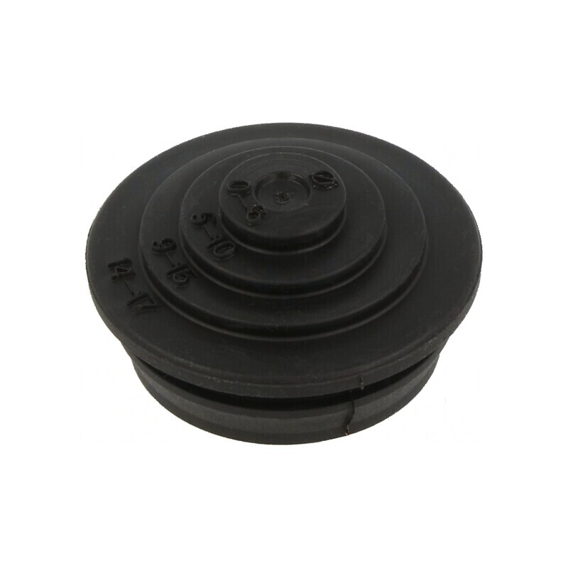 Manșon elastomer termoplastic TPE negru pentru cabluri cu diametru 0-17mm, protecție IP54 | Electronic-mag.ro | Componente Elect Manșon elastomer termoplastic TPE negru pentru cabluri cu diametru 0-17mm, protecție IP54 | Electronic-mag.ro | Componente Elect