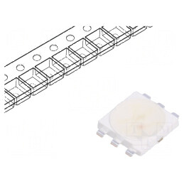 LED RGB 120° 20mA - Lumina Colorată λd: 455-475nm, 515-535nm, 613,5-631nm | Electronic-mag.ro | Componente Electronice