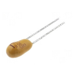 Condensator Tantal 6,8uF 35VDC THT ±20% -55÷85°C 2,54mm - Componentă electronică de înaltă performanță | Electronic-mag.ro | Com