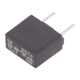 Siguranță întârziere 6,3A 250VAC 63VDC 8,4x4x7,8mm - Componentă electrică de protecție | Electronic-mag.ro | Componente Electron