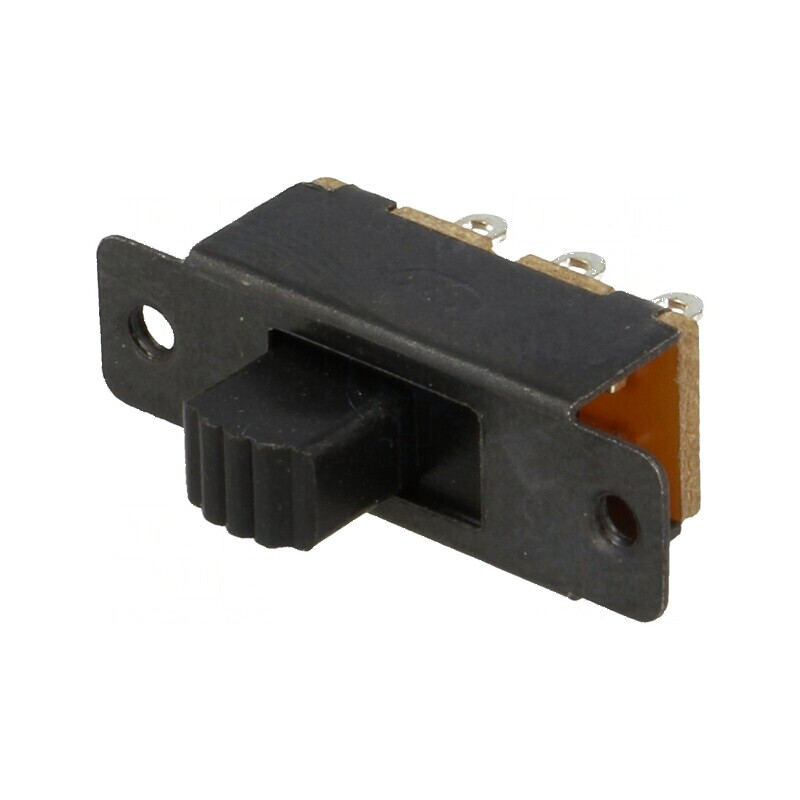 Comutator glisant DPDT 0,5A/24VDC ON-ON, Poz: 2, Nr. terminale: 6 | Electronic-mag.ro | Componente Electronice