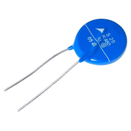 Varistor oxid de metal THT 460VAC 615VDC 750V 8000A 195J pentru protecția circuitelor electrice | Electronic-mag.ro | Componente