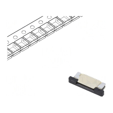 Conector FFC/FPC 12 PIN ZIF SMT 50V, contacte superioare F32Q | Electronic-mag.ro | Componente Electronice