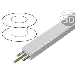 Cablu de fibră optică VC-DCY SMF G657A1 cu 2 fibre - Performanță ridicată și durabilitate | Electronic-mag.ro | Componente Elect