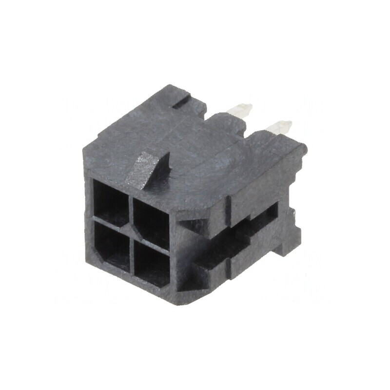 Conector cablu-placă soclu tată Minitek® Pwr 3.0 cu 4 pini, 3mm | Electronic-mag.ro | Componente Electronice