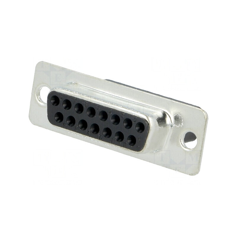 Cablaj D-Sub 15 PIN, Mufă Mamă, Fără Contacte, Capacitate 3A | Electronic-mag.ro | Componente Electronice