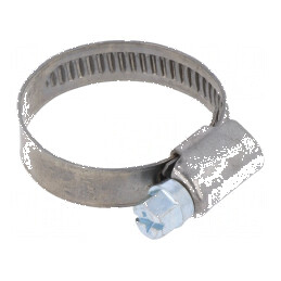 Colier de strângere cu şurub W: 12mm, Crimpare 20÷32mm, DD W2 - Accesoriu de fixare profesional | Electronic-mag.ro | Componente