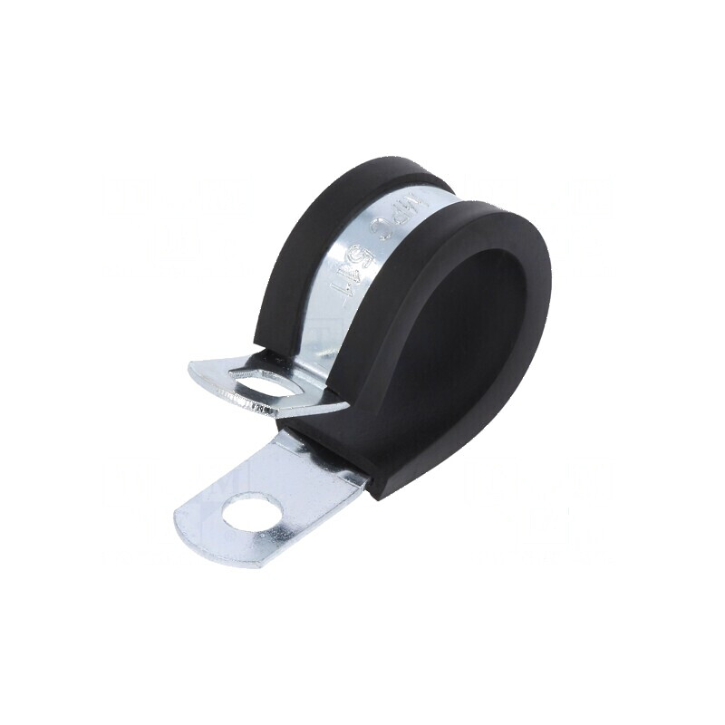 Clipsuri Øbuclă din oțel pentru montaj - Dimensiuni 20,6÷22,2mm, Lățime 13mm, ØOrificiu montaj 6,5mm | Electronic-mag.ro | Compo Clipsuri Øbuclă din oțel pentru montaj - Dimensiuni 20,6÷22,2mm, Lățime 13mm, ØOrificiu montaj 6,5mm | Electronic-mag.ro | Compo