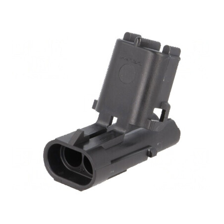 Conector cablu-cablu mufă tată Weather Pack, PIN 2, pentru conexiuni electrice sigure | Electronic-mag.ro | Componente Electroni