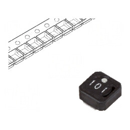 Inductor SMD Ferită 100uH 0,45A 1,4Ω ±20% VLCF - Componentă Electronică pentru Circuite Integrate | Electronic-mag.ro | Componen