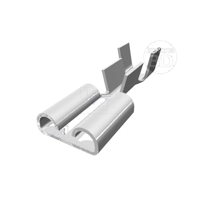 Terminal plat 6,3mm 0,8mm mamă pentru cabluri 1÷2,5mm² - crimpat | Electronic-mag.ro | Componente Electronice