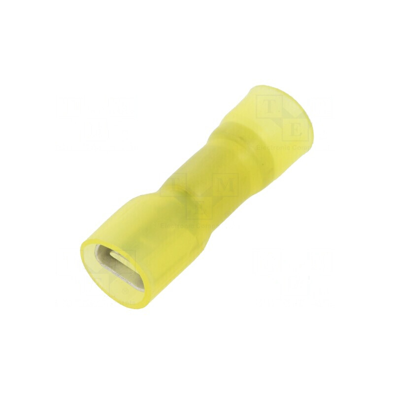 Terminal plat 6,3mm 0,8mm mamă pentru cablu 4÷6mm², crimpat, rezistență la 150°C | Electronic-mag.ro | Componente Electronice