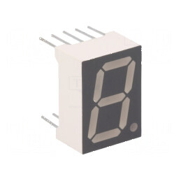 Afișaj LED cu 7 segmente 14,2mm 0,56" - Număr Caractere: 1, Culoare: Roșie, Catod Comun | Electronic-mag.ro | Componente Electro