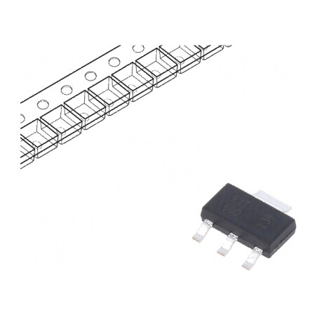 Tranzistor NPN Bipolar 140V 2A 3W SOT223 - Componentă Electronică de Înaltă Performanță | Electronic-mag.ro | Componente Electro