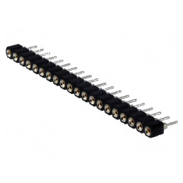 Conector şiruri pini soclu mamă, 20 contacte întoarse - Componente electrice profesionale | Electronic-mag.ro | Componente Elect