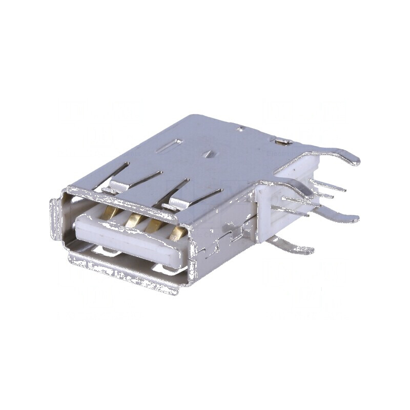 Conector USB A THT Soclu Lateral 90° - Componentă Electronică de Înalta Calitate | Electronic-mag.ro | Componente Electronice