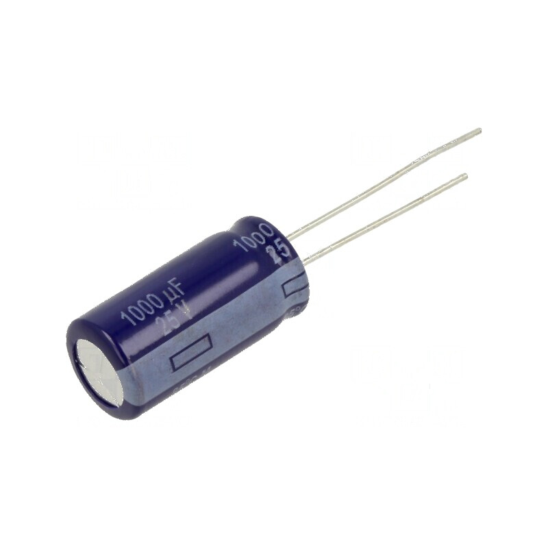 Condensator Electrolitic THT 1000µF 25VDC Ø10x20mm ±20% M - Componentă Electronică de Calitate | Electronic-mag.ro | Componente Condensator Electrolitic THT 1000µF 25VDC Ø10x20mm ±20% M - Componentă Electronică de Calitate | Electronic-mag.ro | Componente