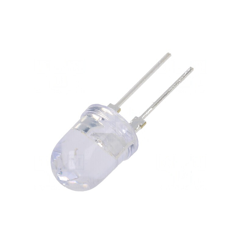 LED 10mm Roșie 30° Convex, Tensiune: 2-2,6VDC, Nr. Term: 2 | Electronic-mag.ro | Componente Electronice