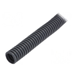 Tub de protecție PVC gri închis, dimensiune 16mm, lungime 50m, temperatură de operare -25÷60°C | Electronic-mag.ro | Componente 