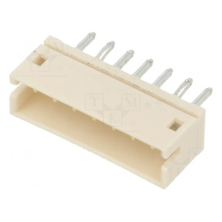 Conector Cablu-Placă Soclu Tată ZH 1,5mm PIN 7 THT 50V 1A - Componentă Electronică Profesională | Electronic-mag.ro | Componente