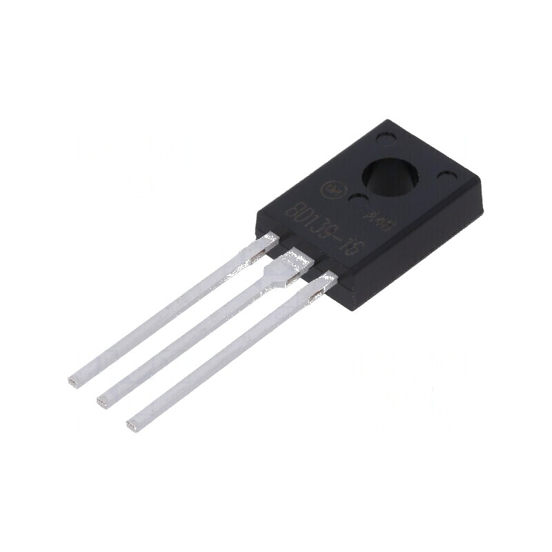 Tranzistor NPN Bipolar 80V 1,5A 12,5W TO-126 ISO - Componentă Electronică de Putere | Electronic-mag.ro | Componente Electronice