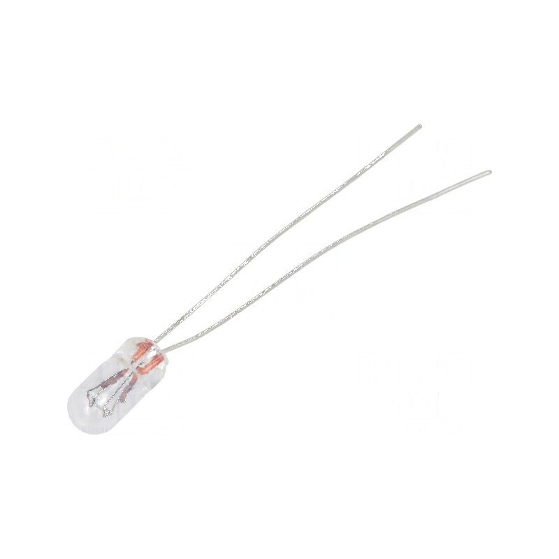 Lampă miniaturală 28VDC 24mA T1 Balon Ø 3,15mm L 6,35mm - Iluminare Compactă Profesională | Electronic-mag.ro | Componente Elect