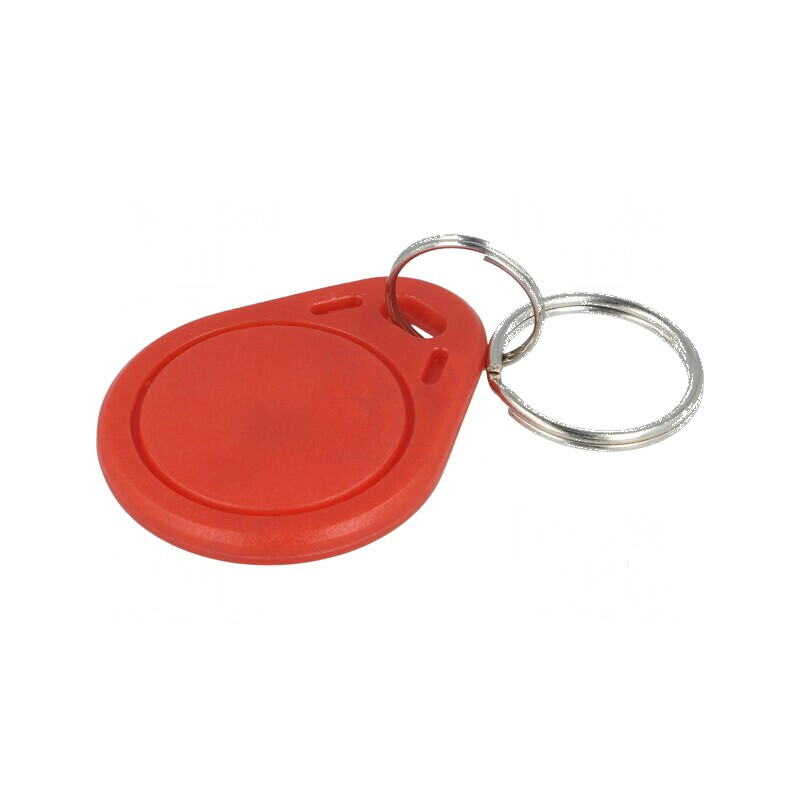 Breloc RFID ISO/IEC14443-3-A din plastic roșu, frecvență 13,56MHz, pentru acces securizat | Electronic-mag.ro | Componente Elect Breloc RFID ISO/IEC14443-3-A din plastic roșu, frecvență 13,56MHz, pentru acces securizat | Electronic-mag.ro | Componente Elect