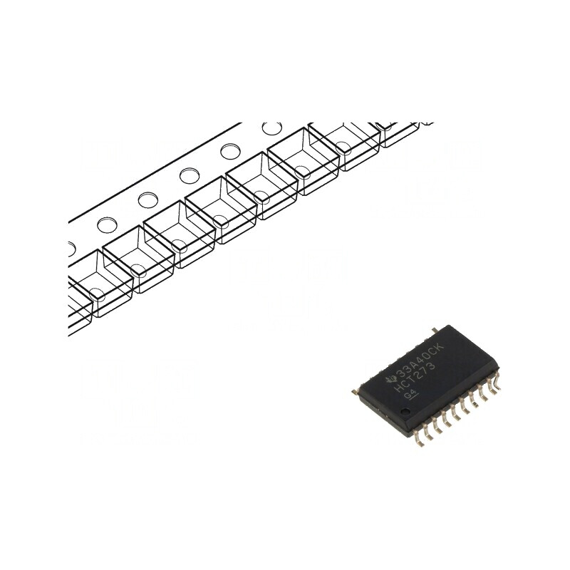 IC digital flip-flop D tip HCT, 8 canale, SMD SO20 | Electronic-mag.ro | Componente Electronice IC digital flip-flop D tip HCT, 8 canale, SMD SO20 | Electronic-mag.ro | Componente Electronice