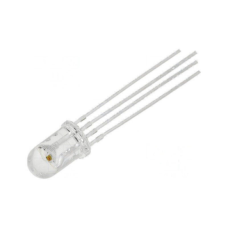 LED 5mm Convex Roșu/Verde/Galben 60° - Temperatura de Funcționare: -30÷85°C | Electronic-mag.ro | Componente Electronice
