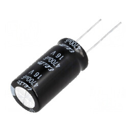 Condensator Electrolitic THT 4700uF 16VDC Ø16x31,5mm ±20% - Componentă Electronică de Înaltă Performanță | Electronic-mag.ro | C