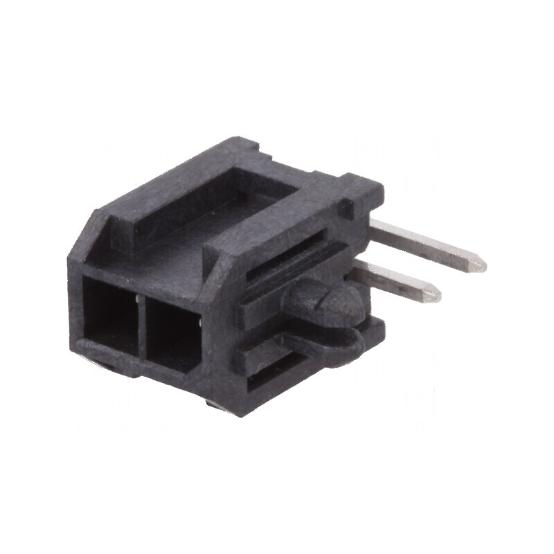 Conector Minitek® Pwr 3.0 3mm - Cablu la Placă Soclu Tată cu 2 PIN-uri | Electronic-mag.ro | Componente Electronice