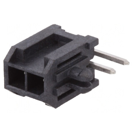 Conector Minitek® Pwr 3.0 3mm - Cablu la Placă Soclu Tată cu 2 PIN-uri | Electronic-mag.ro | Componente Electronice