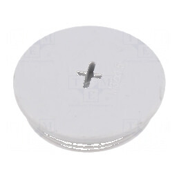 Capac de protecție M32 1,5 IP68 din poliamidă gri deschis, 8mm - Protecție pentru cabluri | Electronic-mag.ro | Componente Elect