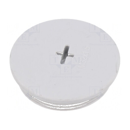 Capac de protecție M32 1,5 IP68 din poliamidă gri deschis, 8mm - Protecție pentru cabluri | Electronic-mag.ro | Componente Elect