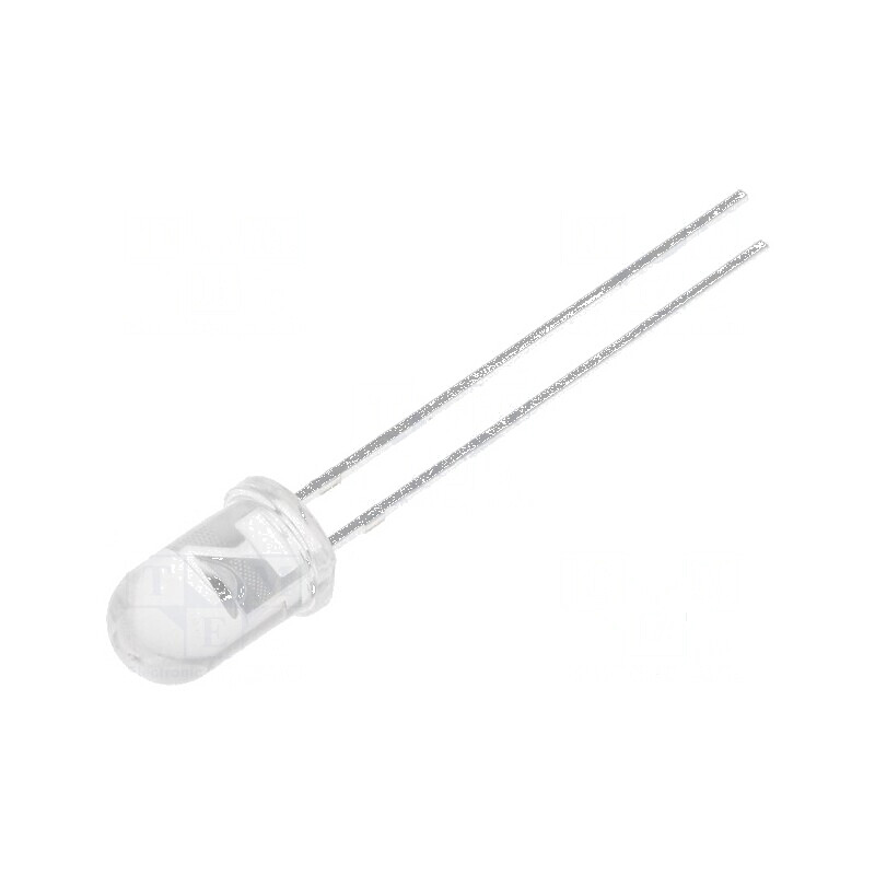 Emițător IR 5mm 850nm Transparent 180mW 20° THT pentru Aplicații de Comunicație și Senzori | Electronic-mag.ro | Componente Elec