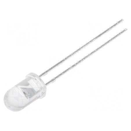 Emițător IR 5mm 850nm Transparent 180mW 20° THT pentru Aplicații de Comunicație și Senzori | Electronic-mag.ro | Componente Elec