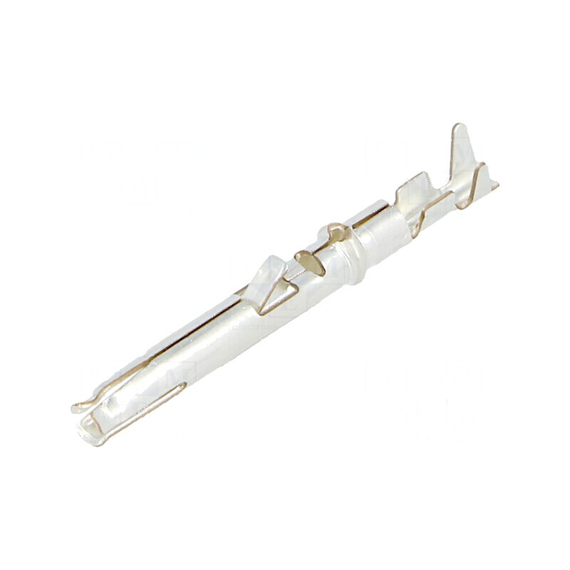 Pin mamă 1,6mm argintat pentru cabluri 0,14÷0,5mm² 26AWG÷20AWG - Ambalaj vrac | Electronic-mag.ro | Componente Electronice