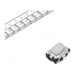 Microîntrerupător TACT SPST Poz: 2 0,02A/15VDC SMD - Fără EVQP2 - Comutator Compact pentru Circuit Electric | Electronic-mag.ro 