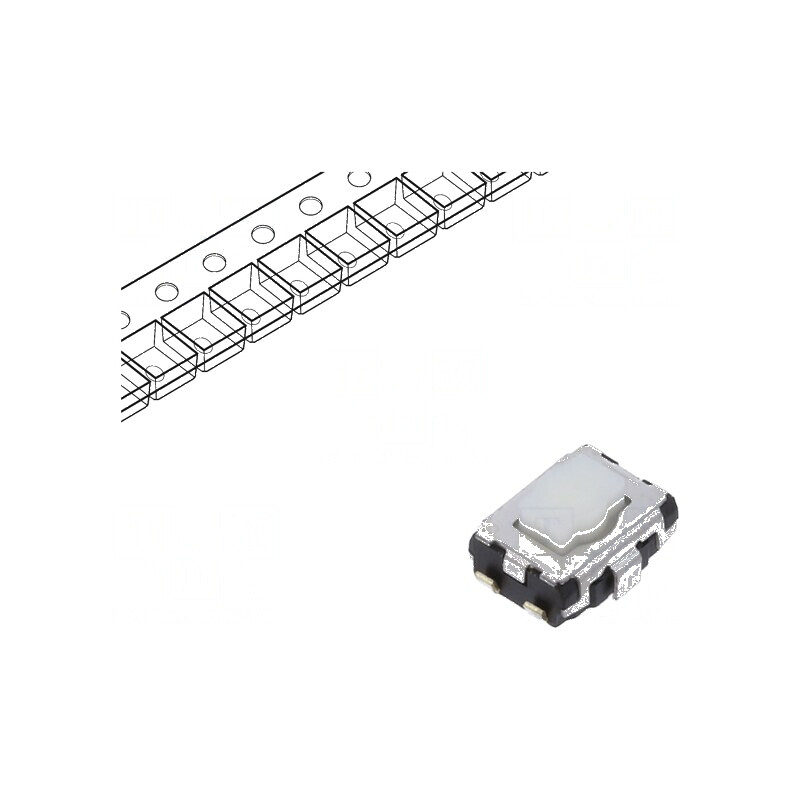 Microîntrerupător TACT SPST Poz: 2 0,02A/15VDC SMD - Fără EVQP2 - Comutator Compact pentru Circuit Electric | Electronic-mag.ro Microîntrerupător TACT SPST Poz: 2 0,02A/15VDC SMD - Fără EVQP2 - Comutator Compact pentru Circuit Electric | Electronic-mag.ro