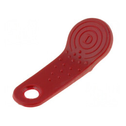 Mâner pentru memorie breloc vişiniu - Accesorii personalizate pentru organizare și stocare date | Electronic-mag.ro | Componente