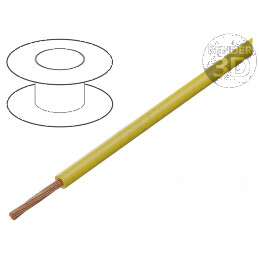 Cablu FLRYW-B 1x0,75mm² Litat Cu PVC Galben 60V, 100m, Clasa 5 - pentru Conexiuni Electrice Profesionale | Electronic-mag.ro | C