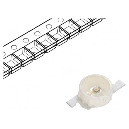 LED SMD Albastru 224-560mcd Ø2,1mm 120° 20mA λd: 464-476nm - Lumină Intensă pentru Proiecte Electrnice | Electronic-mag.ro | Com